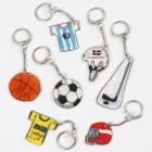 Shrink Plastic Keyring Fobs with a Sport Theme