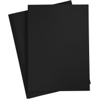 Card, A4, 210x297 mm, 180 g, black, 20 sheet/ 1 pack