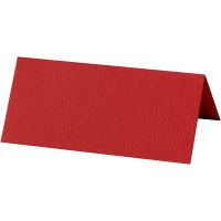Table place cards, size 9x4 cm, 220 g, red, 20 pc/ 1 pack