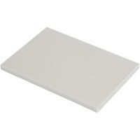 Carving Block, size 10x15,5 cm, thickness 0,8 cm, light grey, 1 pc