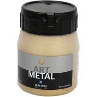 Craft paint metallic, light gold, 250 ml/ 1 bottle