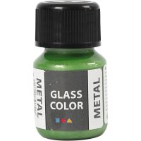 Glass Color Metal, green, 30 ml/ 1 bottle