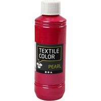 Textile Color Paint, mother of pearl, pink, 250 ml/ 1 bottle