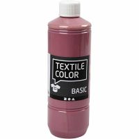 Textile Color Paint, dark rose, 500 ml/ 1 bottle