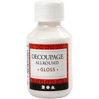 Decoupage lacquer, glossy, 100 ml/ 1 bottle