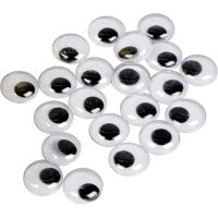 Wiggly eyes, D 14 mm, 1000 pc/ 1 pack
