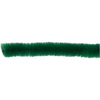 Pipe Cleaners, L: 30 cm, thickness 6 mm, dark green, 50 pc/ 1 pack