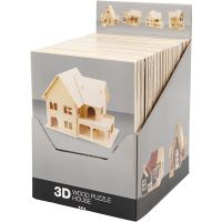 3D Wooden Construction Kit, 24 pc/ 1 pack