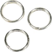 Split Ring, D 5 mm, silver-plated, 300 pc/ 1 pack