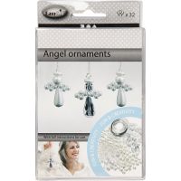Angel Ornament, H: 2,8 cm, 32 pc/ 1 pack