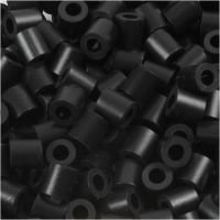 Fuse Beads, size 5x5 mm, hole size 2,5 mm, medium, black (32220), 6000 pc/ 1 pack