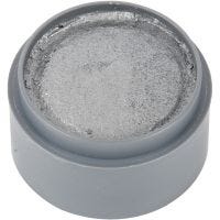 Water-based Face Paint, silver, 15 ml/ 1 tub