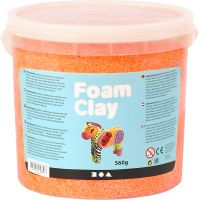 Foam Clay®, neon orange, 560 g/ 1 bucket
