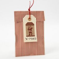 Gift Tags made from Manilla Tags with self-adhesive Stickers