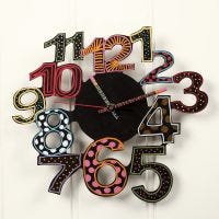 A Wall Clock decorated with Craft Paint